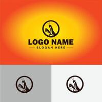 louva a Deus logotipo vetor arte ícone gráficos para o negócio marca ícone louva a Deus logotipo modelo