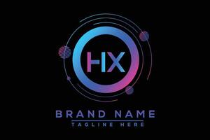 hx carta logotipo Projeto. vetor logotipo Projeto para negócios.