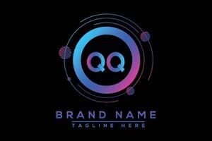 qq carta logotipo Projeto. vetor logotipo Projeto para negócios.