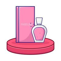 ilustração do perfume vetor