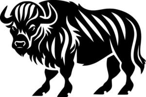 búfalo - Alto qualidade vetor logotipo - vetor ilustração ideal para camiseta gráfico
