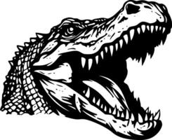 crocodilo - Alto qualidade vetor logotipo - vetor ilustração ideal para camiseta gráfico