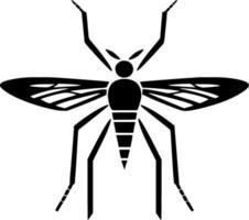 mosquito, Preto e branco vetor ilustração