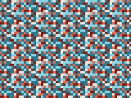 feito à mão geométrico azul pixel fundo padronizar vetor