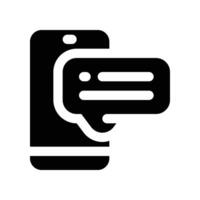 conversando ícone. vetor glifo ícone para seu local na rede Internet, móvel, apresentação, e logotipo Projeto.