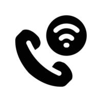 telefone ligar ícone. vetor glifo ícone para seu local na rede Internet, móvel, apresentação, e logotipo Projeto.