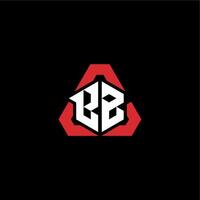 bb inicial logotipo esport equipe conceito Ideias vetor