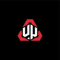 uw inicial logotipo esport equipe conceito Ideias vetor