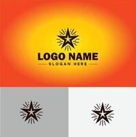 Estrela logotipo vetor arte ícone gráficos para o negócio marca ícone Estrela logotipo modelo