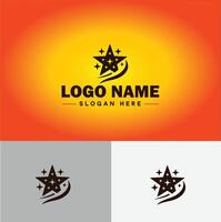 Estrela logotipo vetor arte ícone gráficos para o negócio marca ícone Estrela logotipo modelo