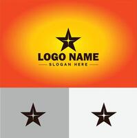 Estrela logotipo vetor arte ícone gráficos para o negócio marca ícone Estrela logotipo modelo