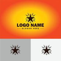 Estrela logotipo vetor arte ícone gráficos para o negócio marca ícone Estrela logotipo modelo