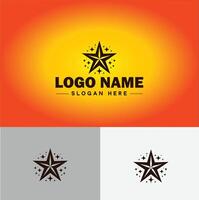 Estrela logotipo vetor arte ícone gráficos para o negócio marca ícone Estrela logotipo modelo