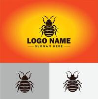 percevejo logotipo vetor arte ícone gráficos para o negócio marca ícone percevejo logotipo modelo