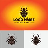 percevejo logotipo vetor arte ícone gráficos para o negócio marca ícone percevejo logotipo modelo