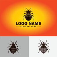 percevejo logotipo vetor arte ícone gráficos para o negócio marca ícone percevejo logotipo modelo