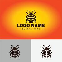 percevejo logotipo vetor arte ícone gráficos para o negócio marca ícone percevejo logotipo modelo