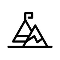 montanha ícone vetor símbolo Projeto ilustração