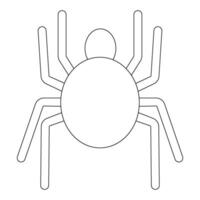 vetor de ícone de aranha