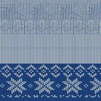 suéter Ilha justa roupas branco e azul textura estilo do tradicional Projeto vetor e ilustração