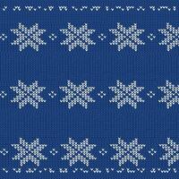 suéter Ilha justa roupas branco e azul textura estilo. festivo suéter Projeto. desatado tricotado padronizar vetor