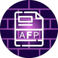 afp criativo ícone Projeto vetor