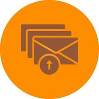 o email explosões criativo ícone Projeto vetor