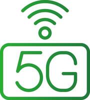 5g rede criativo ícone Projeto vetor