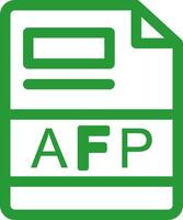 afp criativo ícone Projeto vetor