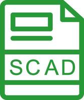 scad criativo ícone Projeto vetor