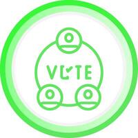 design de ícone criativo de eleições vetor