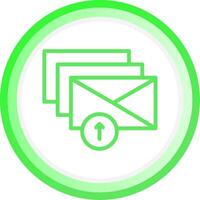 o email explosões criativo ícone Projeto vetor