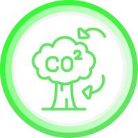 co2 criativo ícone Projeto vetor