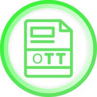 ott criativo ícone Projeto vetor