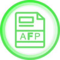 afp criativo ícone Projeto vetor