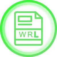 wrl criativo ícone Projeto vetor