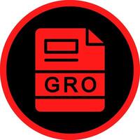 gro criativo ícone Projeto vetor