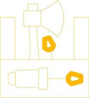 design de ícone criativo de caixa de ferramentas vetor