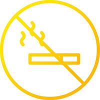 não fumar área criativo ícone Projeto vetor