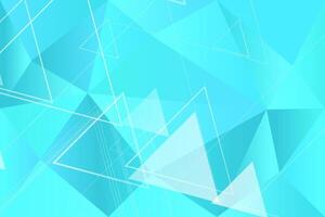 luz azul abstrato gradiente polígono rede fundo - caótico vetor Projeto com triângulos