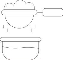 design de ícone criativo de filtro vetor