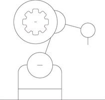 máquinas manutenção criativo ícone Projeto vetor