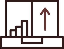 fluxo de cliques análise criativo ícone Projeto vetor