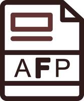 afp criativo ícone Projeto vetor