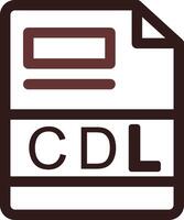 CDL criativo ícone Projeto vetor