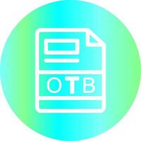 otb criativo ícone Projeto vetor