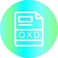 qxd criativo ícone Projeto vetor