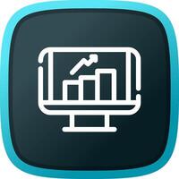 financeiro dados criativo ícone Projeto vetor