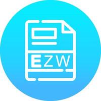 ezw criativo ícone Projeto vetor