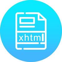 xhtml criativo ícone Projeto vetor